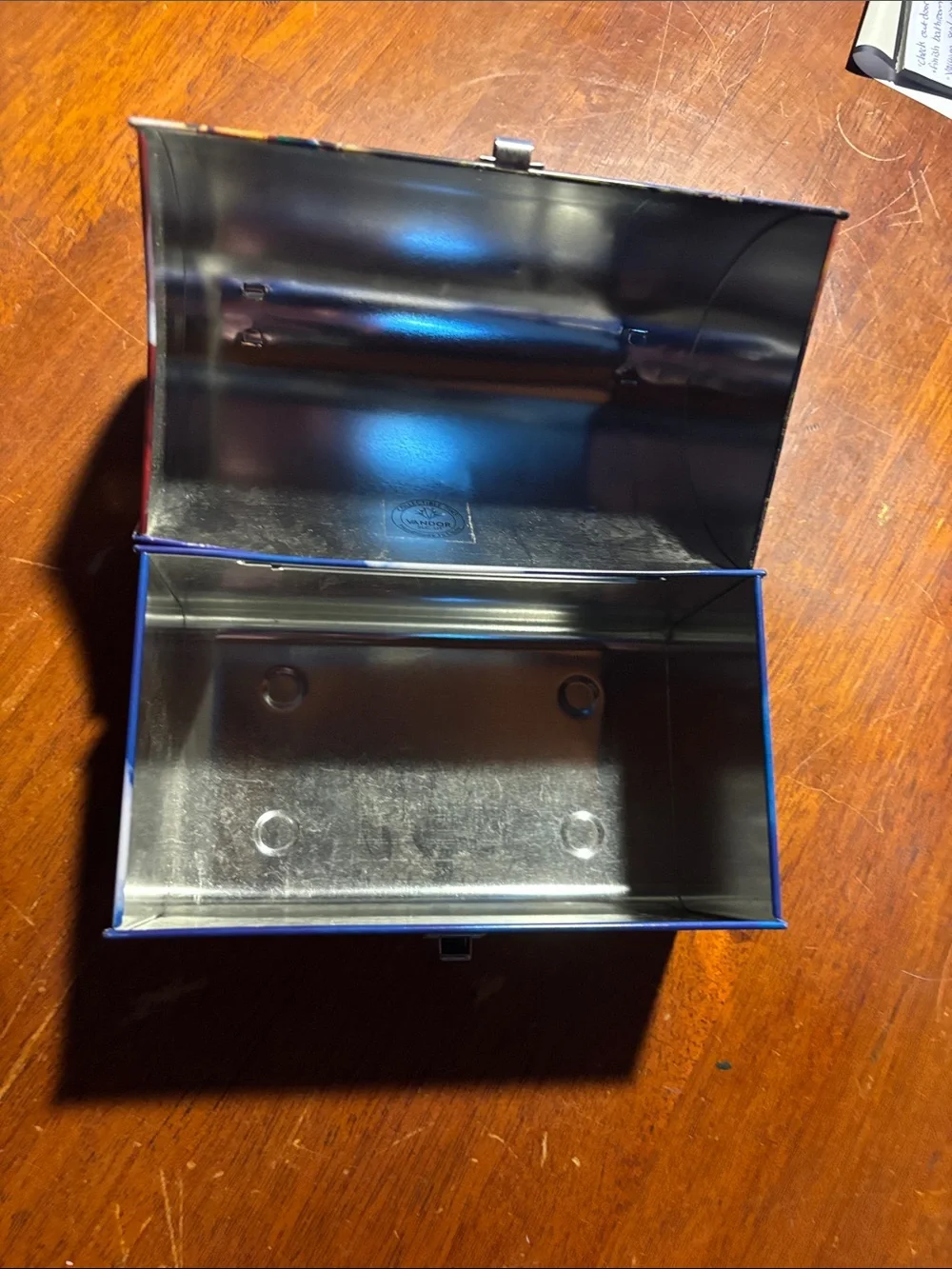Sands of Iwo Jima Graphic Metal Lunch Box - Blue